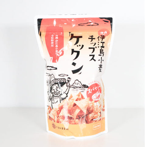 伊江島小麦チップス ケックン（スパイシー味）100g